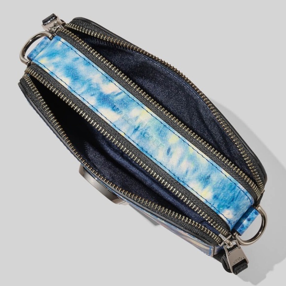 NWT Marc Jacobs Women's Snapshot Watercolor Crossbody Bag Blue Multi - Picture 5 of 15